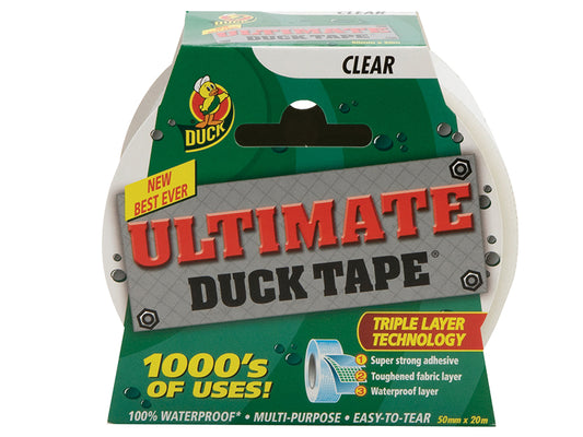 Shurtape Duck Tape® Ultimate 50mm x 20m Clear SHU222150