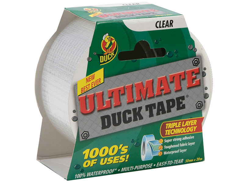 Shurtape Duck Tape® Ultimate 50mm x 20m Clear SHU222150