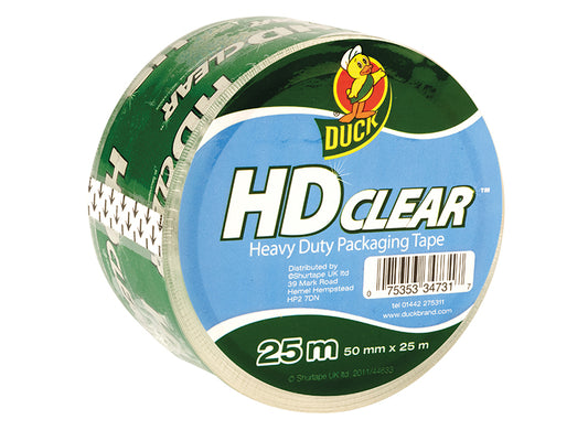 Shurtape Duck Tape® Packaging Heavy-Duty 50mm x 25m Clear SHU222181
