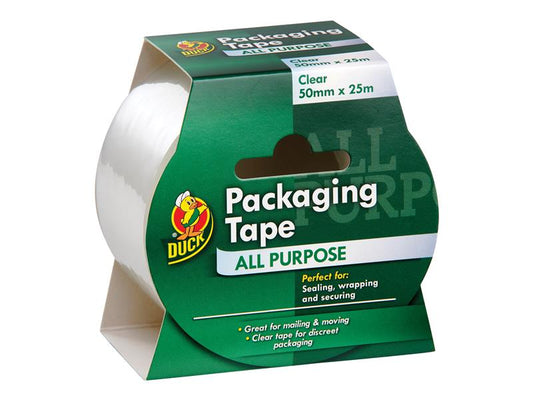 Shurtape Duck Tape® Packaging Tape 50mm x 25m Clear SHU224499