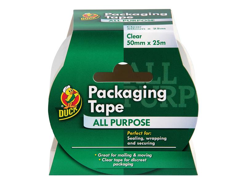 Shurtape Duck Tape® Packaging Tape 50mm x 25m Clear SHU224499