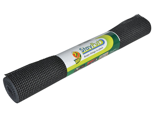 Shurtape StayPut Shelf Liner 500mm x 1.8m Black SHU283934