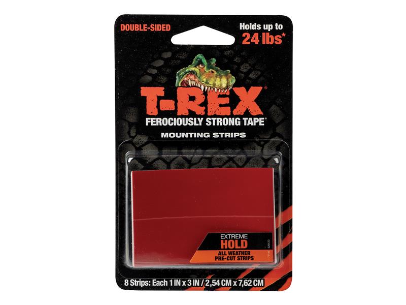 Shurtape T-REX® Extreme Hold Mounting Strips 2.54 x 7.62cm (Pack 8) SHU286252