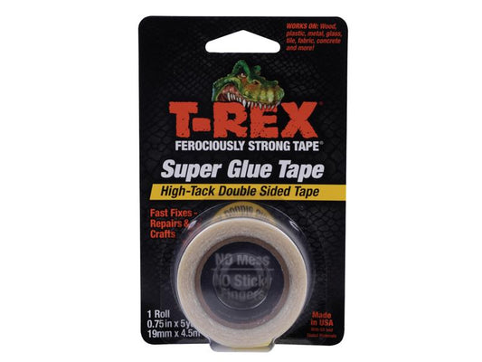 Shurtape T-REX® Double-Sided Superglue Tape 19mm x 4.5m SHU286853