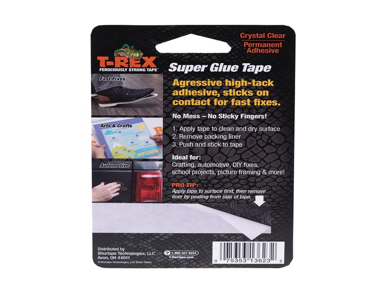 Shurtape T-REX® Double-Sided Superglue Tape 19mm x 4.5m SHU286853