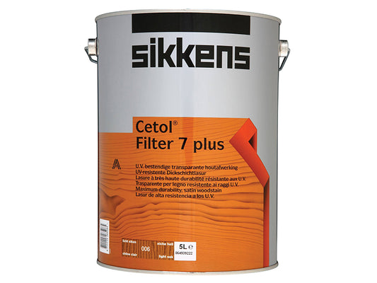 Sikkens Cetol Filter 7 Plus Translucent Woodstain Light Oak 5 litre SIKCF7PLO5L