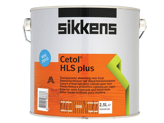 Sikkens Cetol HLS Plus Translucent Woodstain Light Oak 2.5 litre SIKCHLSPLO25