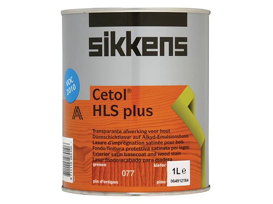 Sikkens Cetol HLS Plus Translucent Woodstain Pine 1 litre SIKCHLSPP1L