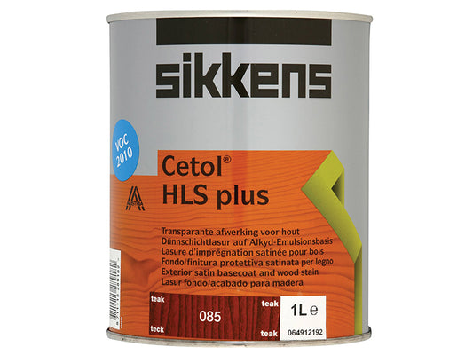 Sikkens Cetol HLS Plus Translucent Woodstain Teak 1 litre SIKCHLSPT1L
