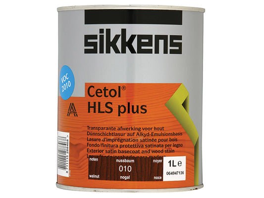 Sikkens Cetol HLS Plus Translucent Woodstain Walnut 1 litre SIKCHLSPW1L