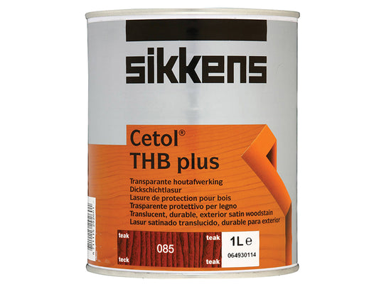 Sikkens Cetol THB Plus Translucent Woodstain Teak 1 litre SIKCTHBPT1L