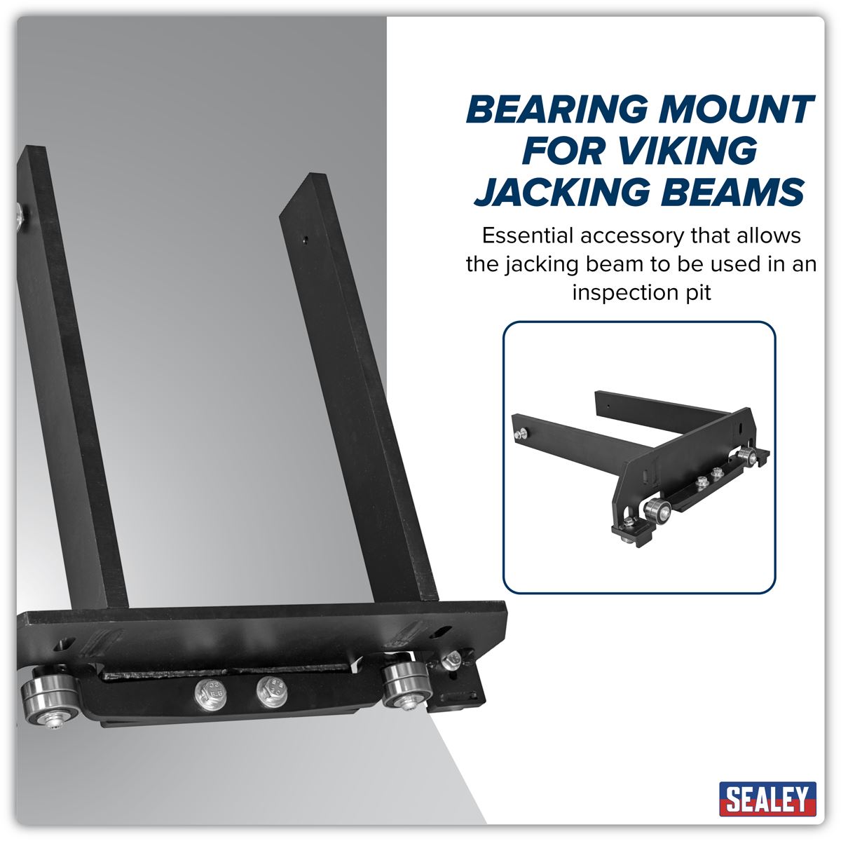 Sealey Bearing Mounts for Viking Jacking Beams For Pit Use SJBEX.A01