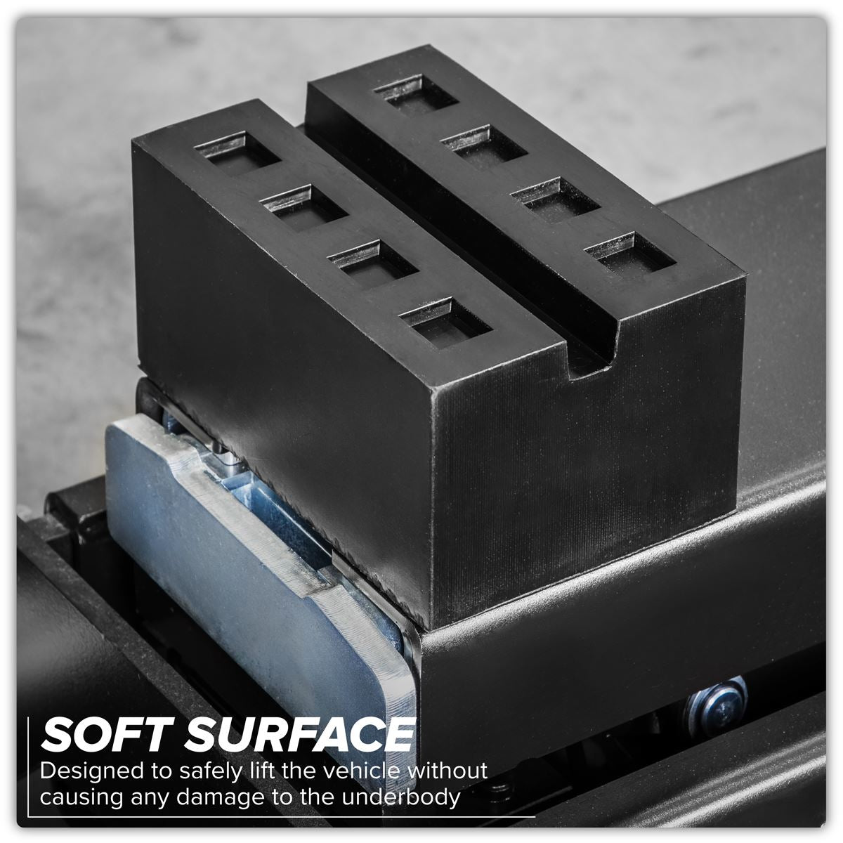 Sealey Slotted Rubber Support Block for Viking Jacking Beams 80mm SJBEX.A03