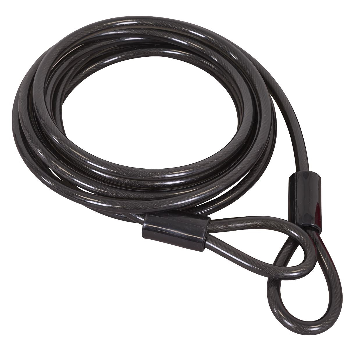 Sealey Motorcycle Steel Wire Security Tool Cable Without Lock 10mm x 5m SLC5M
