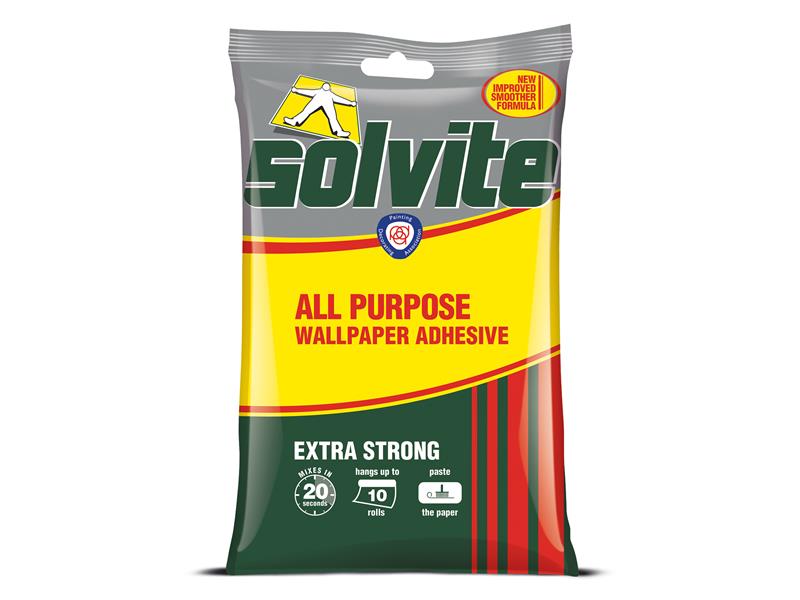 Solvite All Purpose Wallpaper Paste Sachet 10 Roll SLV1591159