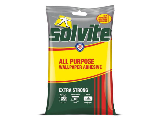 Solvite All Purpose Wallpaper Paste Sachet 10 Roll SLV1591159