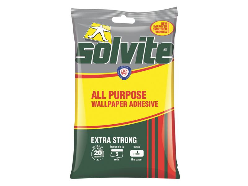 Solvite All Purpose Wallpaper Paste Sachet 5 Roll SLV1591219