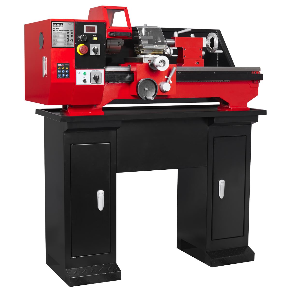 Sealey Metalworking Lathe 550mm With Floor Stand 230V Spindle 26mm SM27COMBO