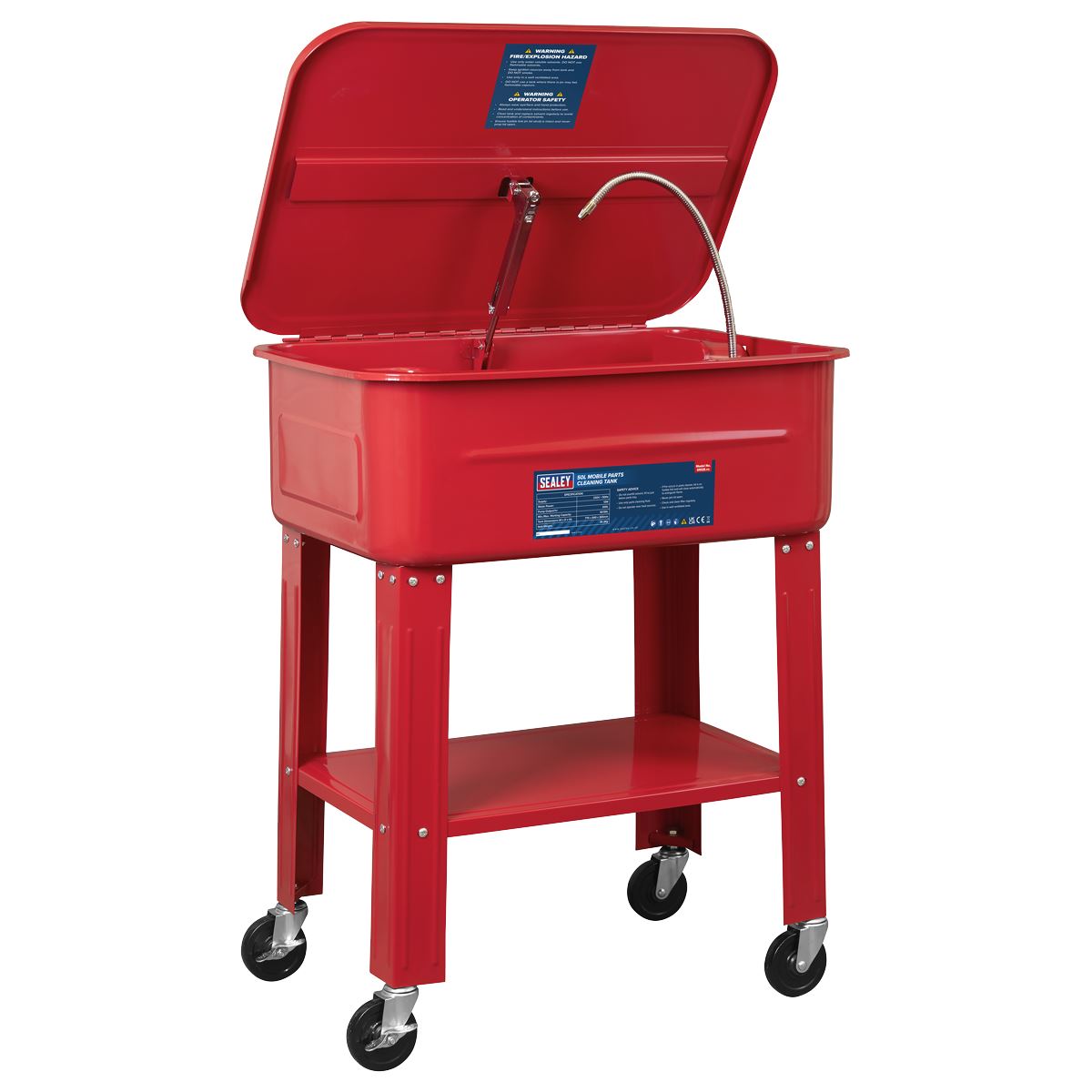 Sealey Mobile Parts Cleaning Tank 50L SM28