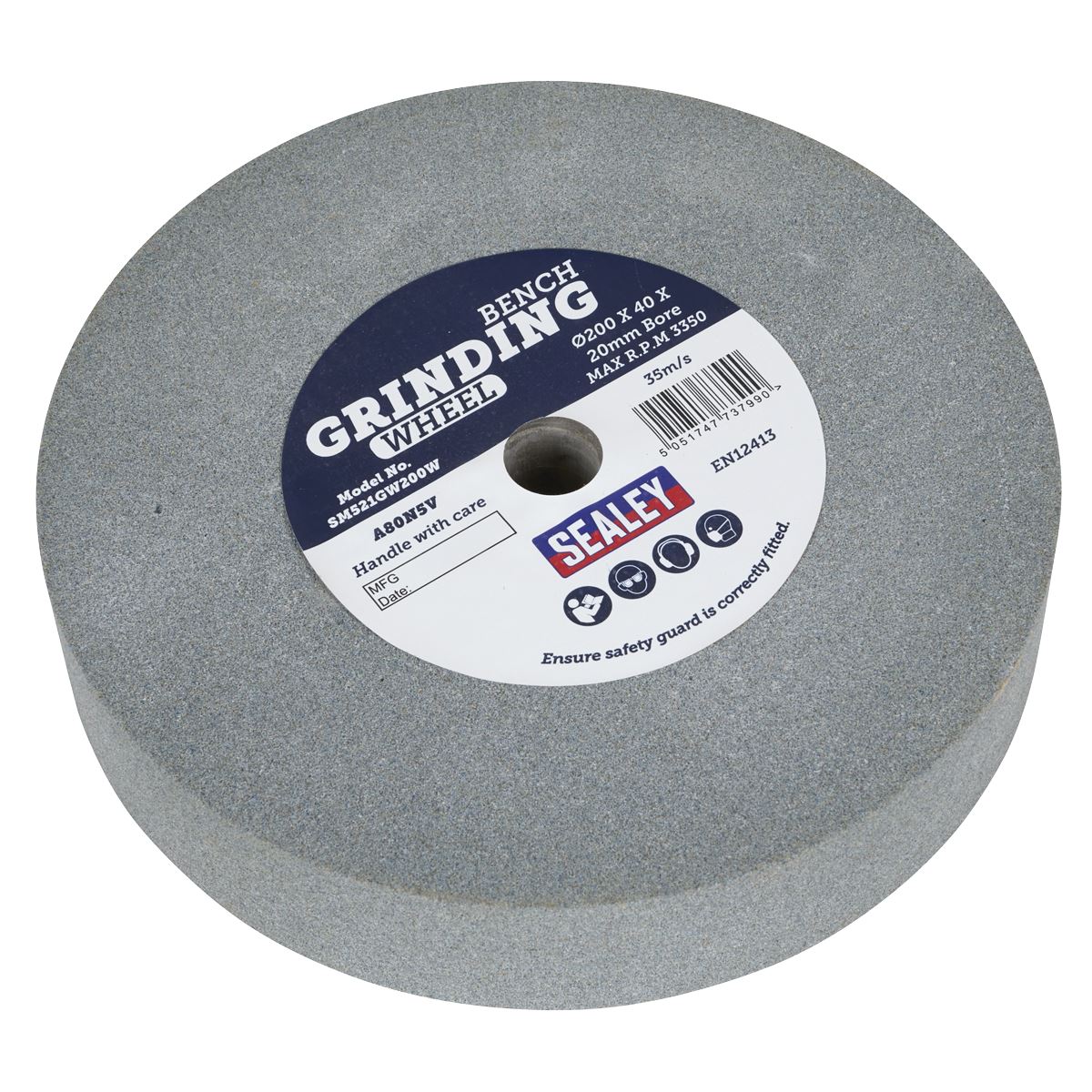 Sealey Wet Stone Wheel �200 x 40mm 20mm Bore for SM521 SM521GW200W