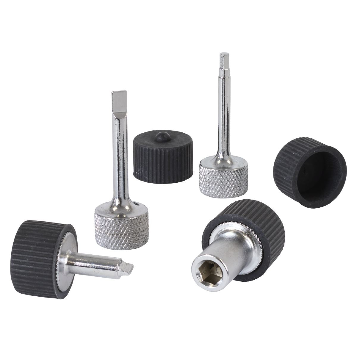 Sealey Carburettor Adjusting Wrench Set Knurled Handles Slotted & Hex SMC69