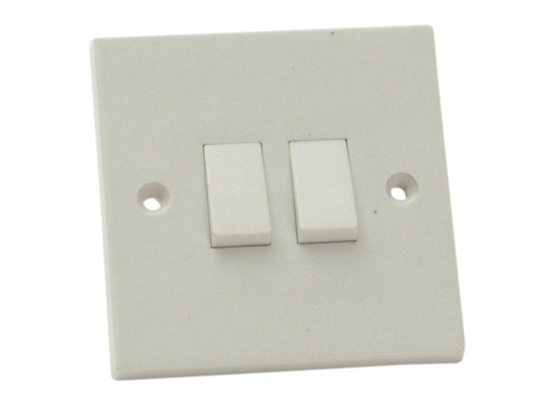 SMJ Light Switch 2-Gang 2-Way Trade Pack SMJPPLS2G2W