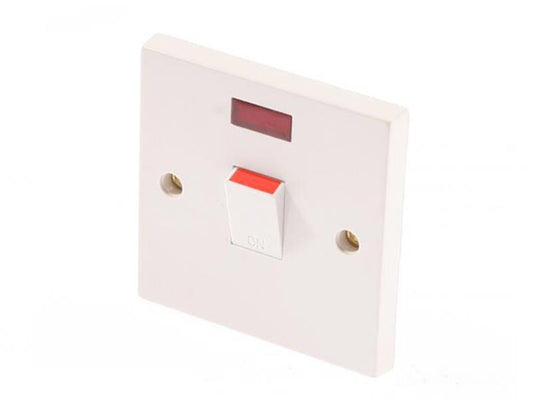 SMJ Traditional Profile Switch 1-Gang, Neon 20 Amp Double Pole SMJPPSW20DPN