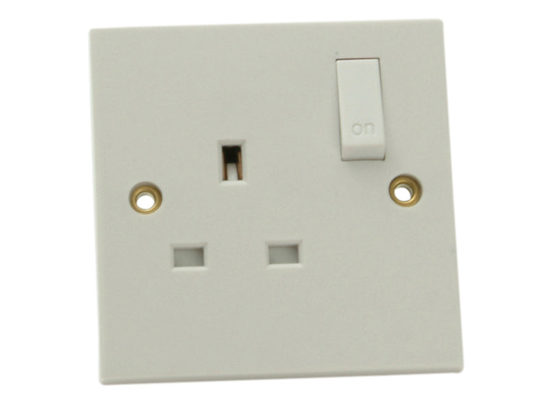 SMJ Switched Socket 1-Gang 13A Clam Pack SMJW1GSSC