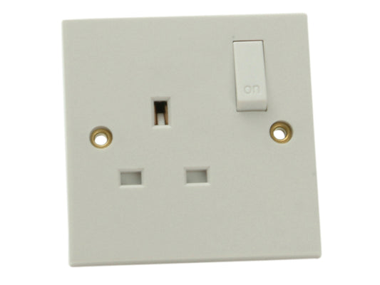 SMJ Switched Socket 1-Gang 13A Clam Pack SMJW1GSSC