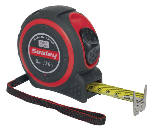 Sealey Heavy-Duty Tape Measure 8m(26ft) SMT8H