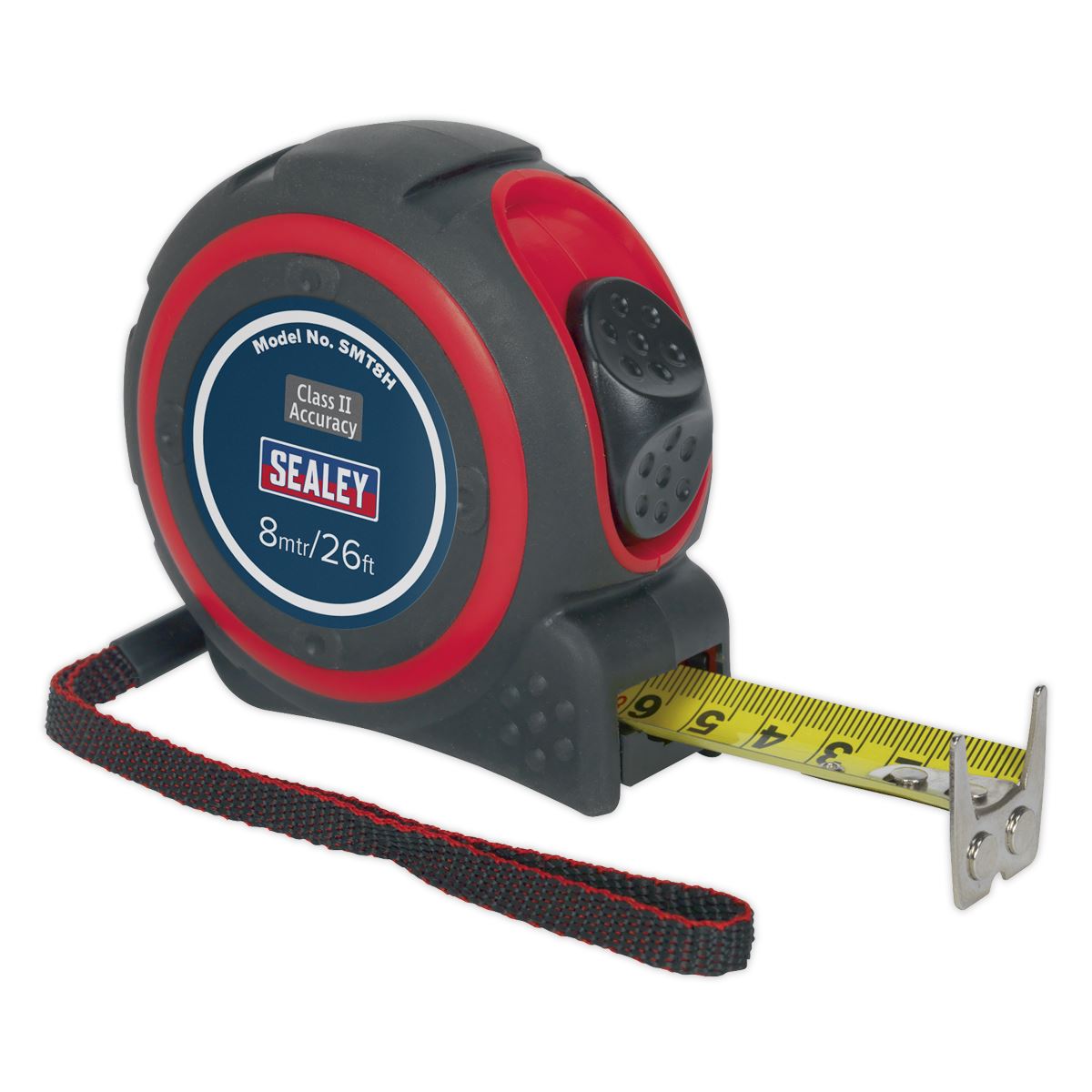 Sealey Heavy-Duty Tape Measure 8m(26ft) SMT8H