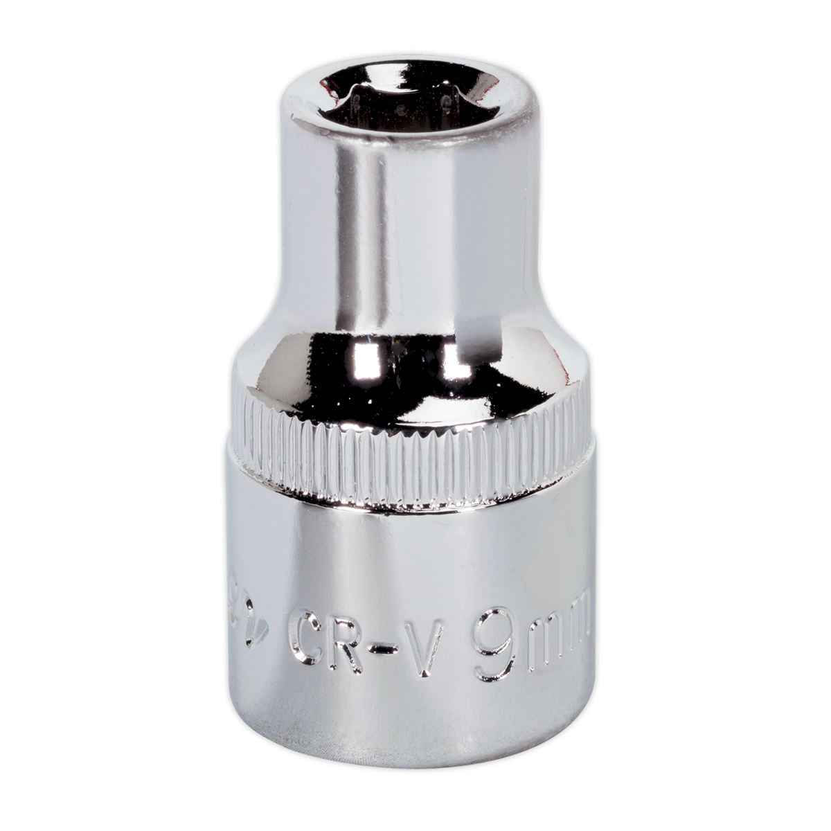 Sealey 9mm WallDrive Standard Length Chrome Socket 1/2"Sq Drive SP1209