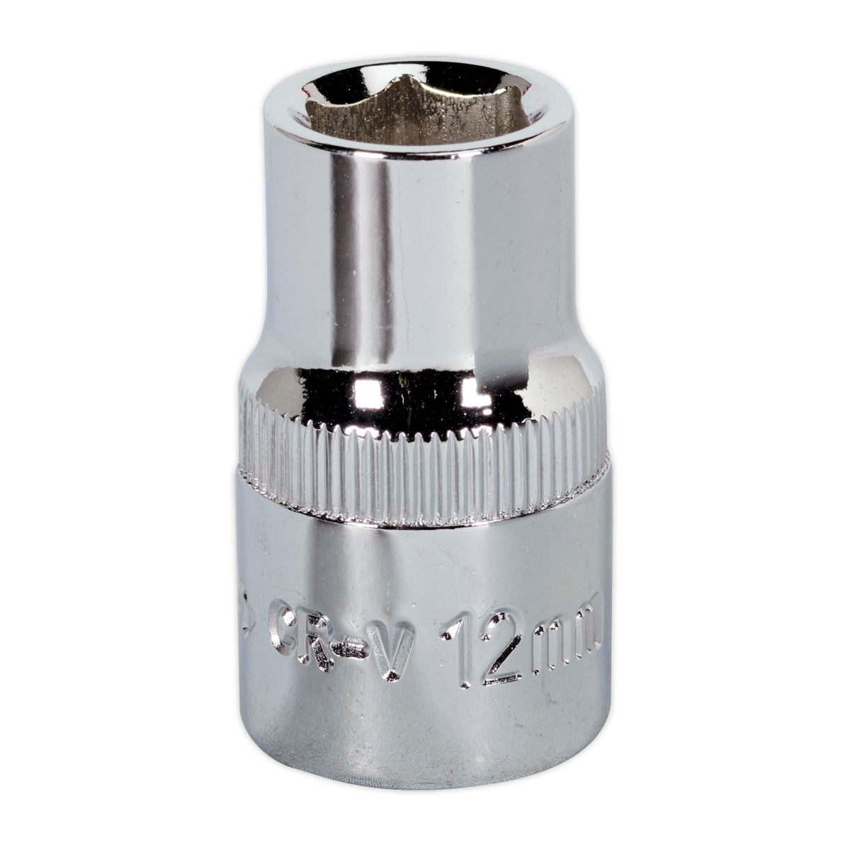 Sealey 12mm WallDrive Standard Length Chrome Socket 1/2"Sq Drive SP1212