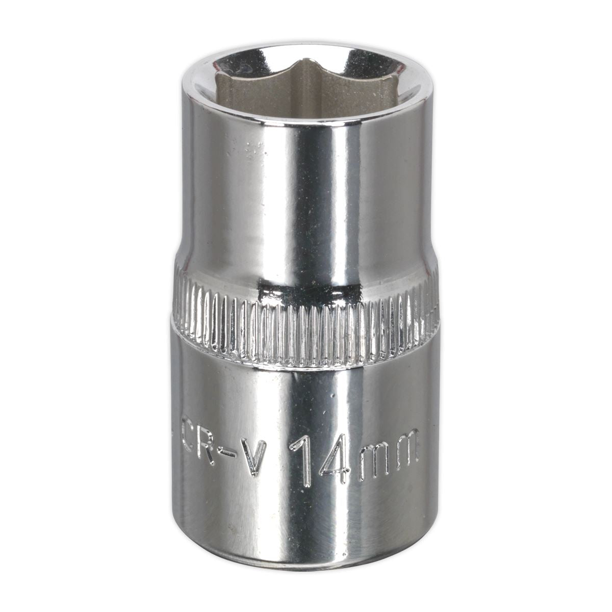 Sealey 14mm WallDrive Standard Length Chrome Socket 1/2"Sq Drive SP1214