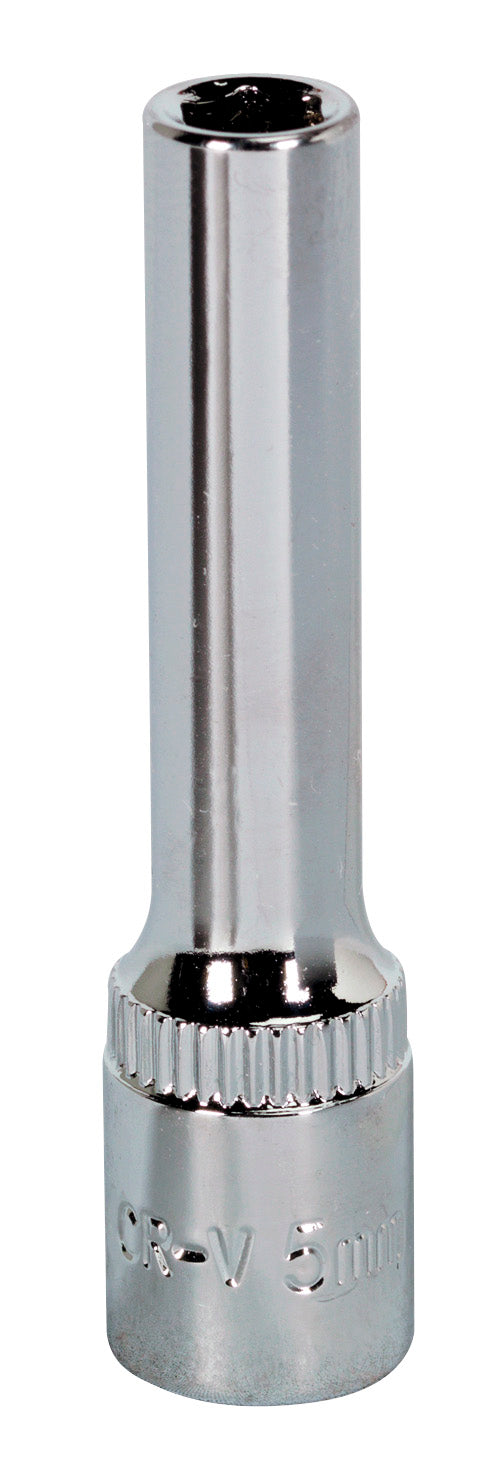 Sealey Metric Socket 5mm Deep 1/4"Sq Drive Fully Polished SP1405D