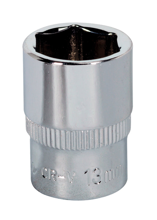 Sealey 13mm 1/4"D Metric WallDrive Chrome Socket Standard Length 6pt SP1413