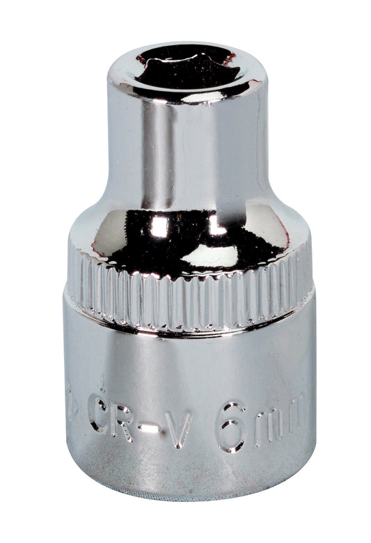 Sealey 3/8"Sq Drive Socket 6mm WallDrive Chrome Standard Length SP3806