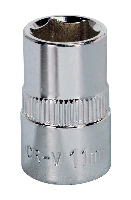 Sealey 3/8"Sq Drive Socket 11mm WallDrive Chrome Standard Length SP3811