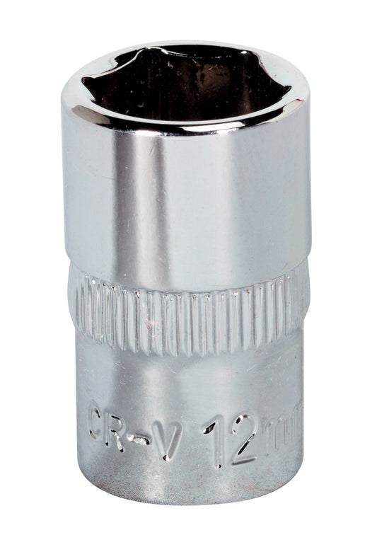 Sealey 3/8"Sq Drive Socket 12mm WallDrive Chrome Standard Length SP3812