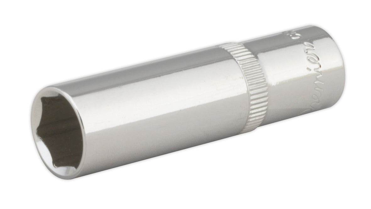 Sealey 13mm Deep 3/8"Sq Drive WallDrive Socket Chrome  Hardened Tempered SP3813D