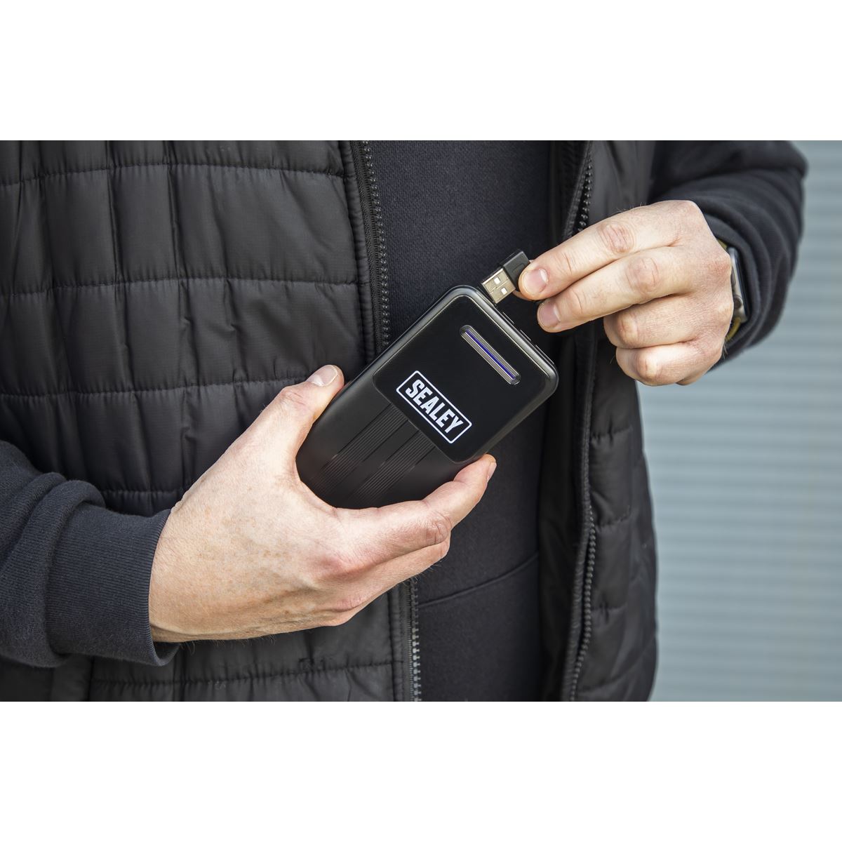 Sealey Portable Power Bank 10W 10000mAh Micro USB Type-C SPB101