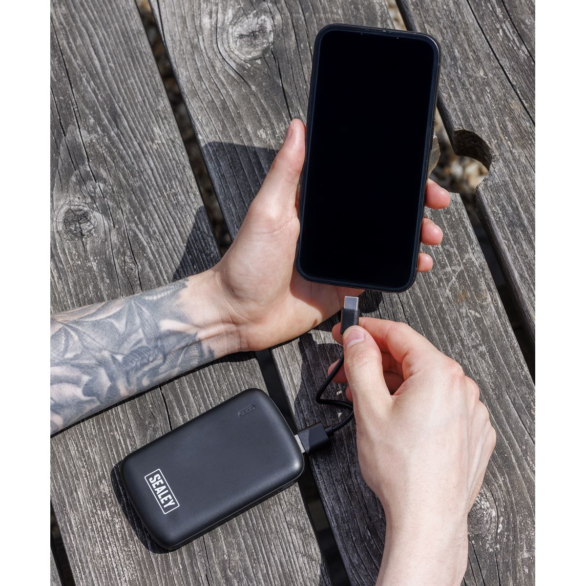 Sealey Portable Power Bank 10W 5000mAh For IPhone Smartwatch Earphones SPB103