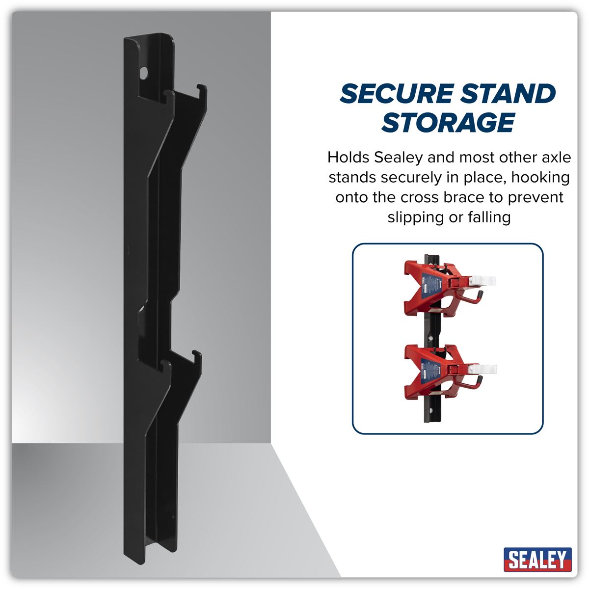 Sealey Axle Stand Storage Rack 2 & 3 Tonne SR23