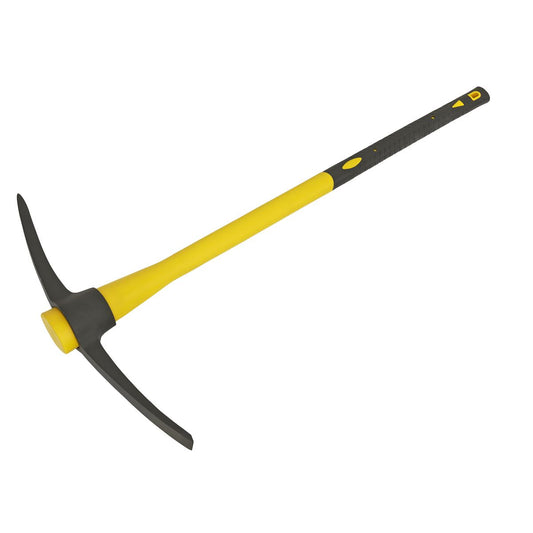 Sealey Railroad Pick Axe with Fibreglass Handle Chisel And Pointed Ends SR704