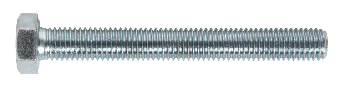 Sealey HT Setscrew M12 x 100mm 8.8 Zinc Pack of 10 SS12100