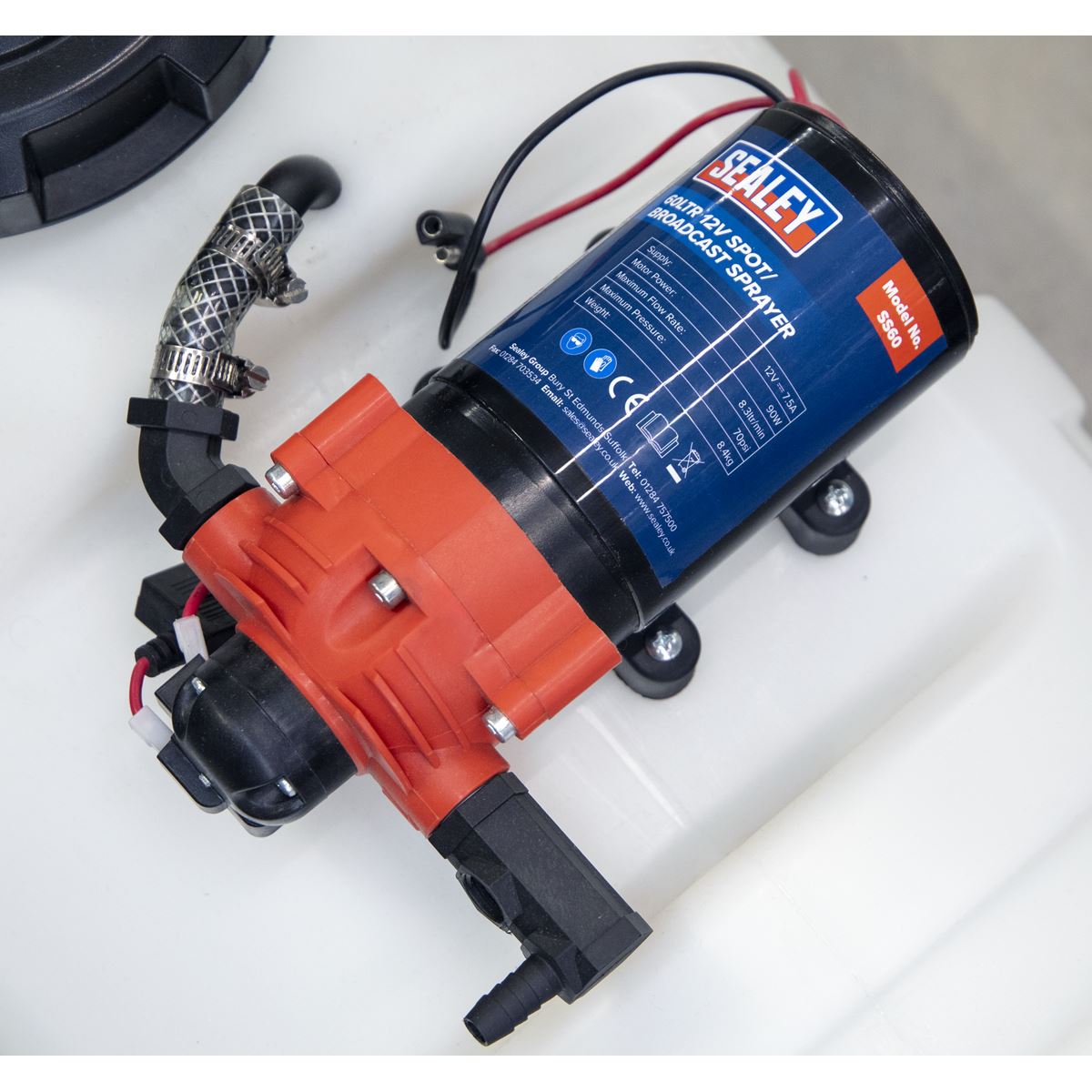 Sealey Broadcast/Spot Sprayer 60L 12V SS60