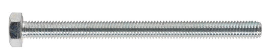 Sealey HT Setscrew M8 x 100mm 8.8 Zinc Pack of 25 SS8100