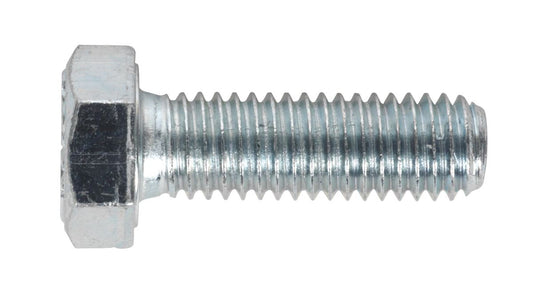 Sealey HT Setscrew M8 x 25mm 8.8 Zinc Pack of 50 SS825