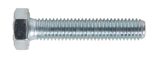 Sealey HT Setscrew M8 x 40mm 8.8 Zinc Pack of 50 SS840
