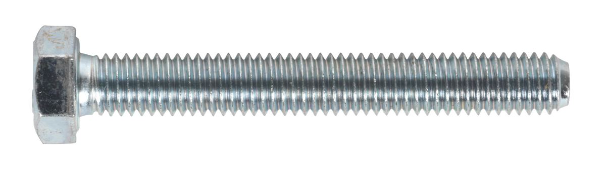 Sealey HT Setscrew M8 x 60mm 8.8 Zinc Pack of 50 SS860